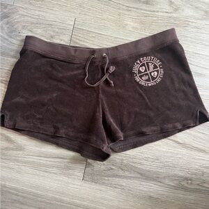 Juicy Couture Brown Terry Shorts